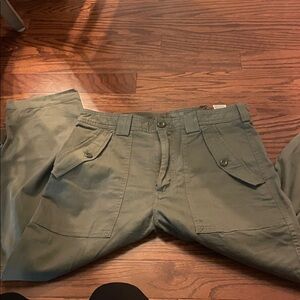 Banana Republic Women's Olive Green Capris